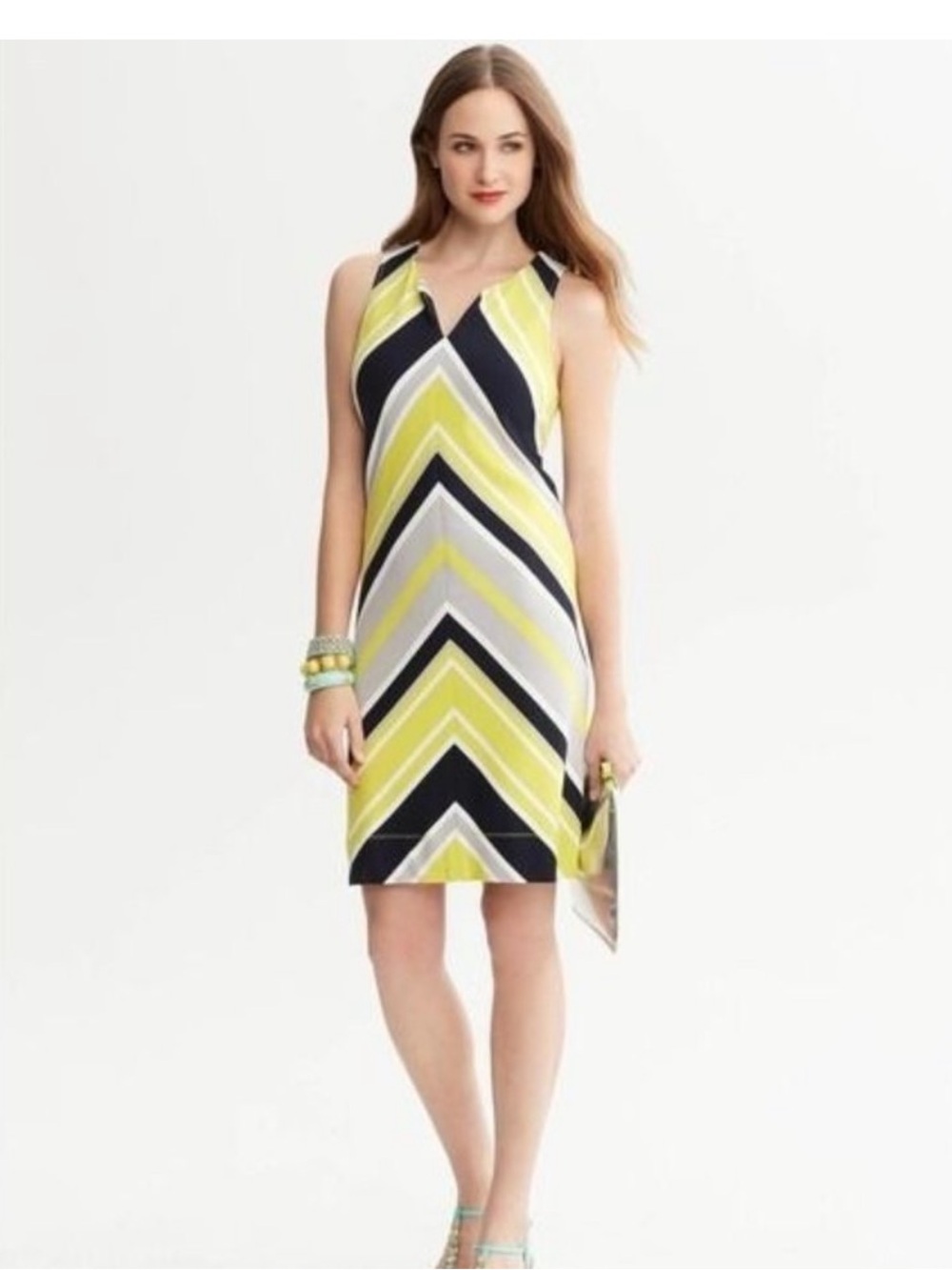 Banana Republic Milly Collection Chevron Dress 2P